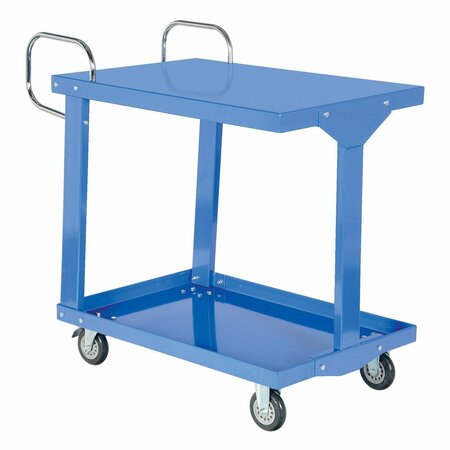 VESTIL Easy Access Steel Stock Truck, Steel, 2 Shelves, 1200 lb EASY-A-2436